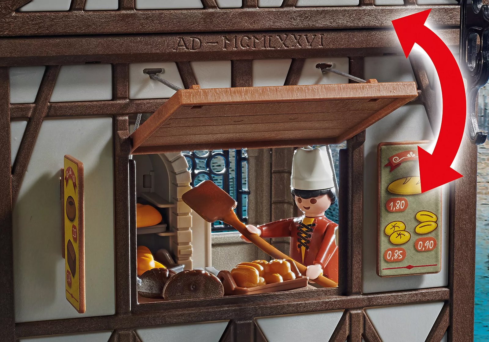 PLaymobil 70954 PLAYMOBIL® PLUS Medieval Bakery ร้านเบเกอรีรี่ ทิมเบอร์เฮ้าส์ - Image 5