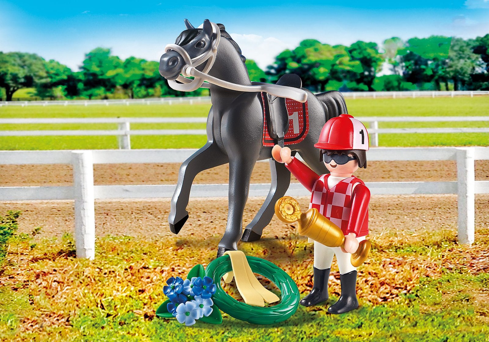 Playmobil 9261 Country Jockey คันทรี นักขี่ม้า