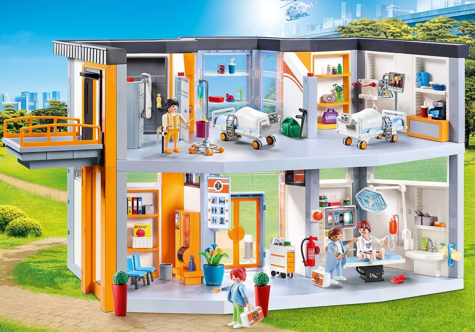 Playmobil 70190 Hospital Large Hospital โรงพยาบาล อาคารโรงพยาบาล