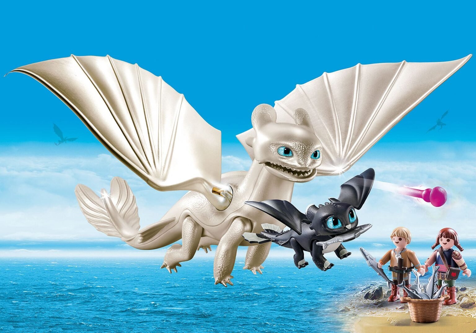 Playmobil 70038 Dragon Light Fury with Baby Dragon and Children ดราก้อน ไลฟ์ฟิวรี่ และลูกน้อย