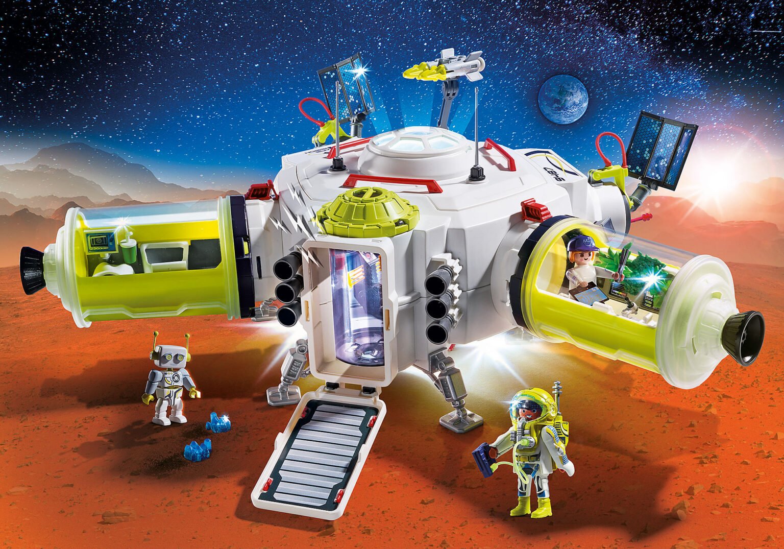 Playmobil 9487 Space Mars Space Station สเปซ สถานีอวกาศดาวอังคาร