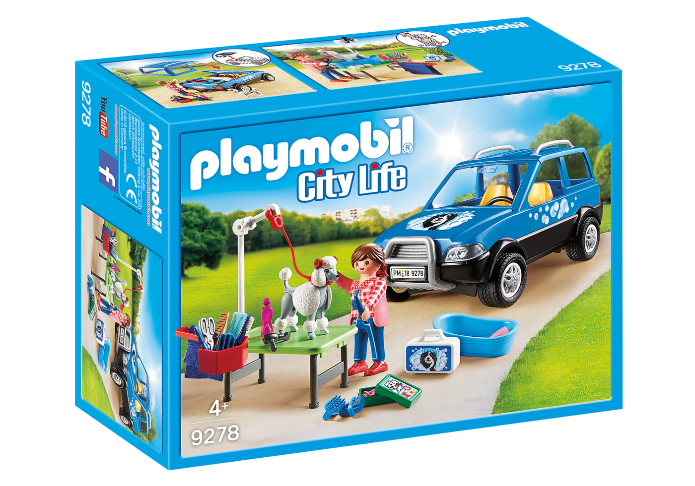 Alternative view of Playmobil 9278 Pet Hotel Mobile Pet Groomer แพทโฮเตล รถซาลอนเคลื่อนที่