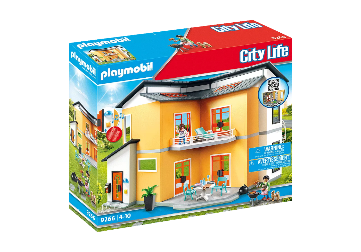 Alternative view of Playmobil 9266 Modern House with Working Doorbell โมเดิร์นเฮ้าส์ บ้านเดี่ยวแสนสุข