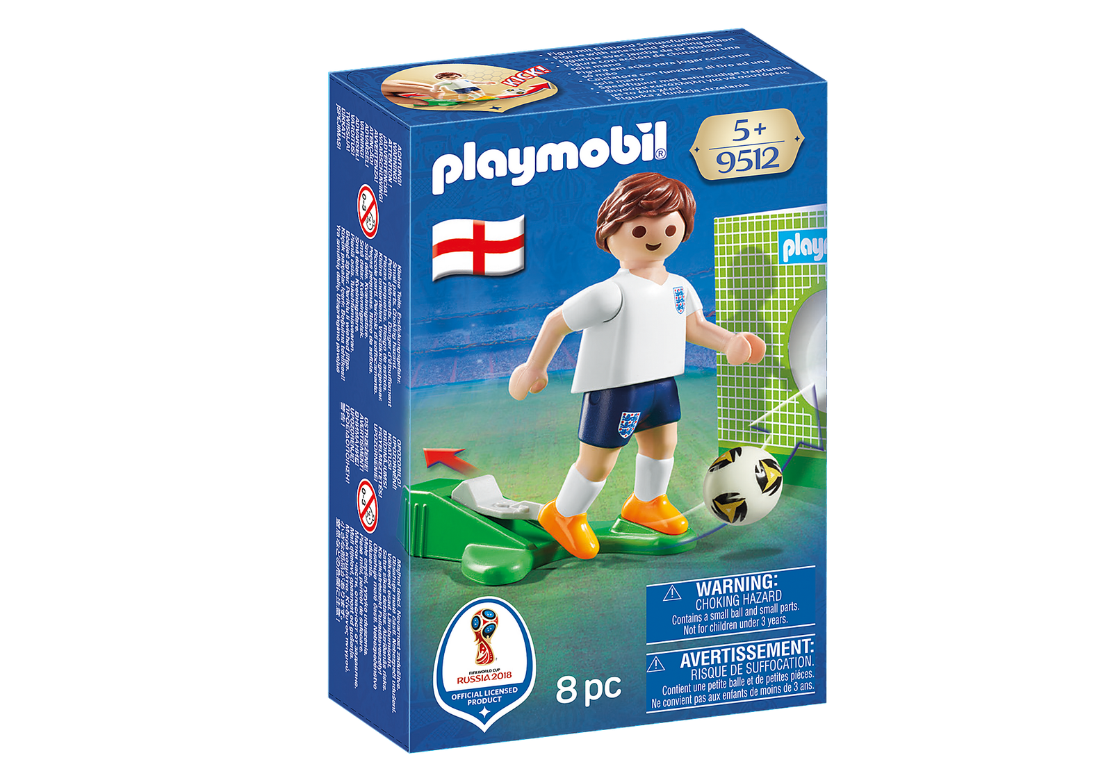 Playmobil 9512 FIFA National Team Player England ฟีฟ่า นักเตะทีมชาติอังกฤษ - Image 2