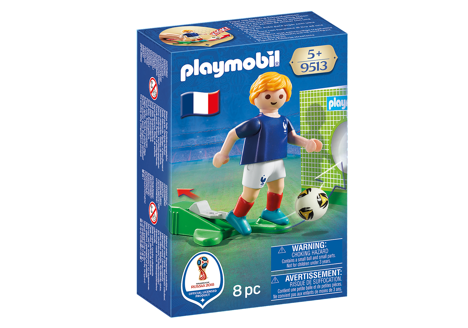 Playmobil 9513 National Team Player France ฟีฟ่า นักเตะทีมชาติฝรั่งเศส - Image 2