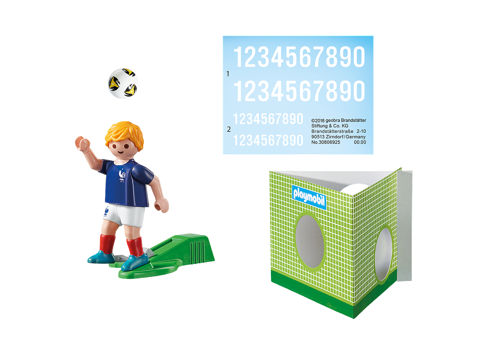 Playmobil 9513 National Team Player France ฟีฟ่า นักเตะทีมชาติฝรั่งเศส - Image 3