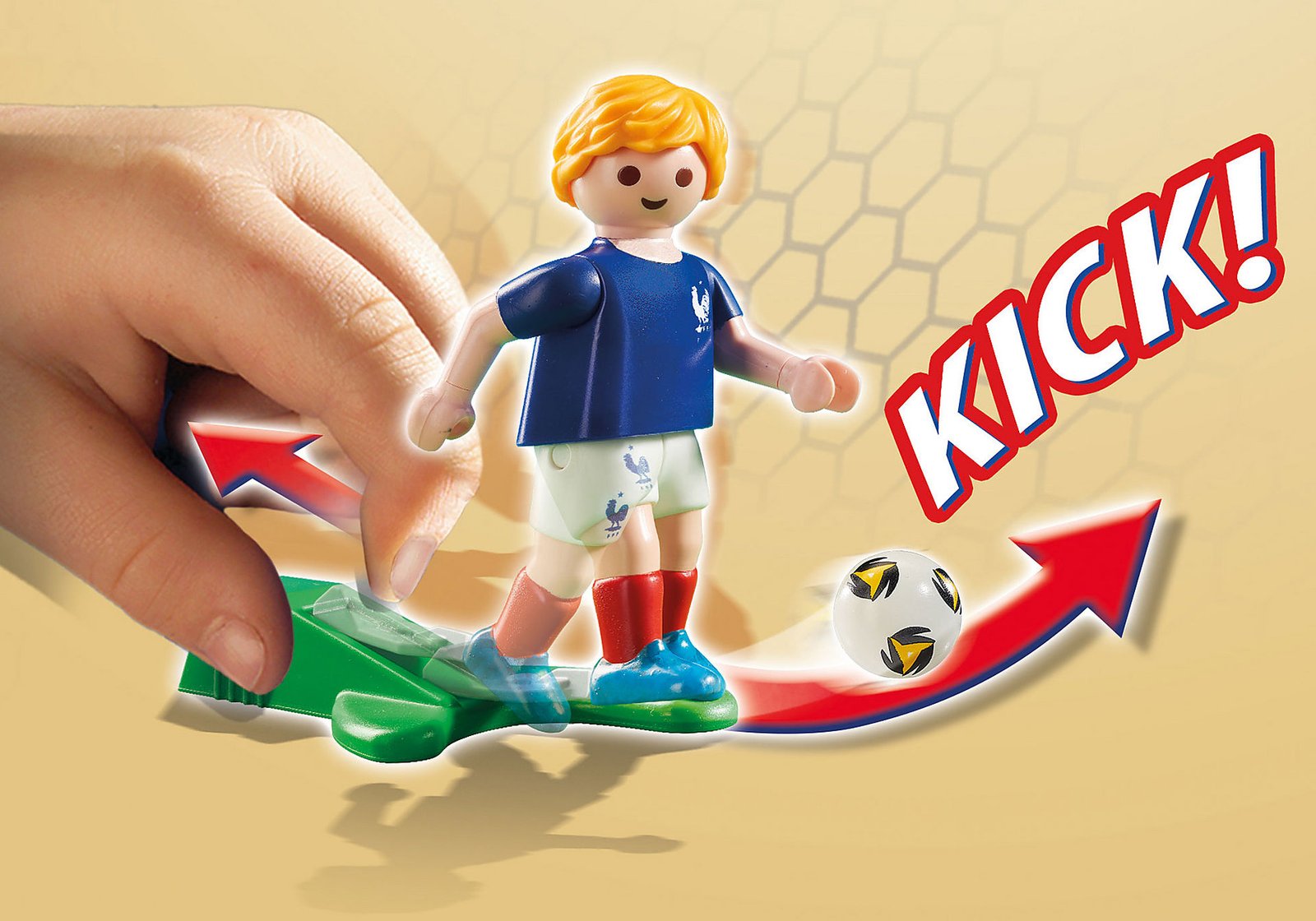 Playmobil 9513 National Team Player France ฟีฟ่า นักเตะทีมชาติฝรั่งเศส - Image 4