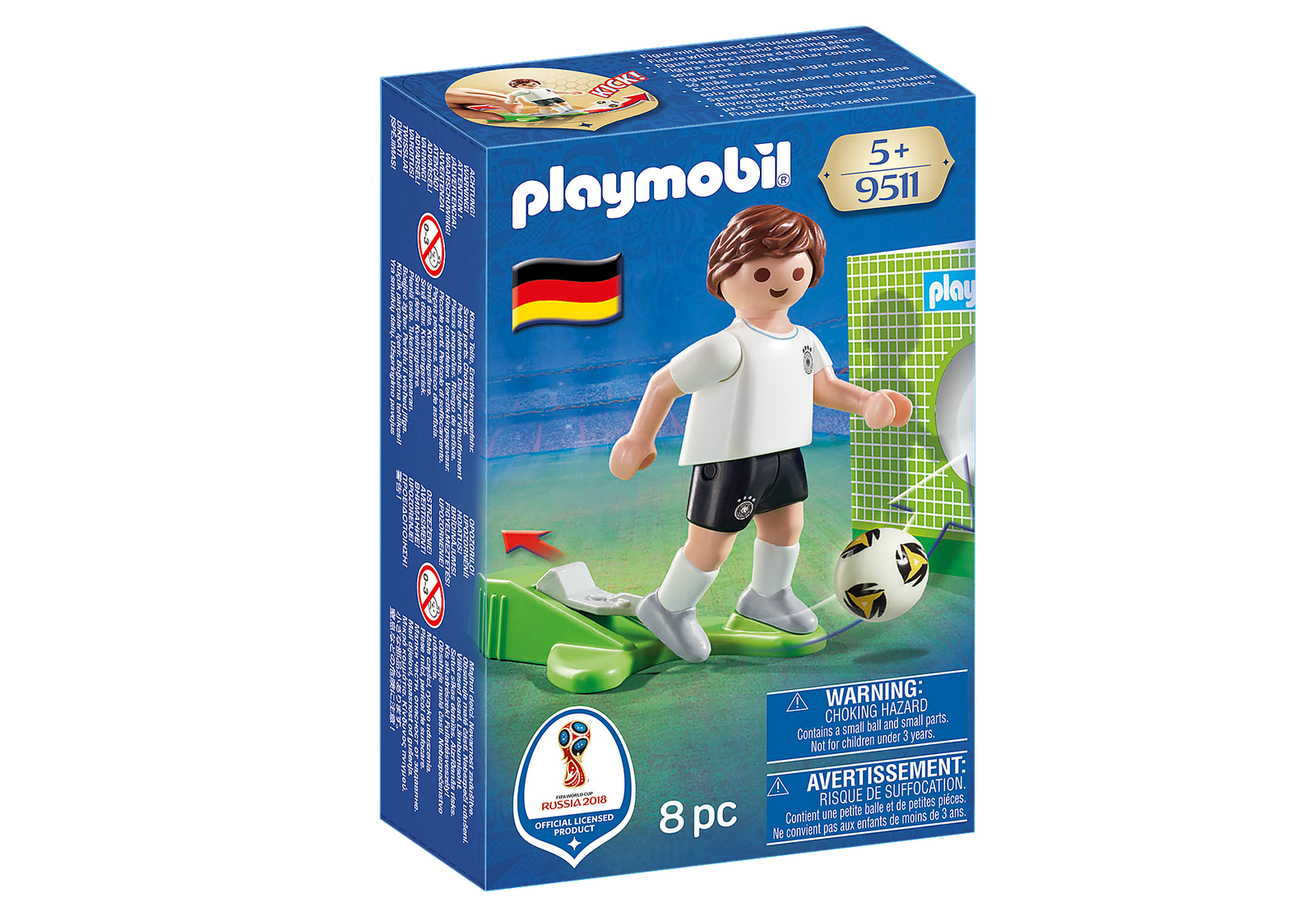 Playmobil 9511 FIFA National Team Player Germany ฟีฟ่า นักเตะทีมชาติเยอรมัน - Image 2
