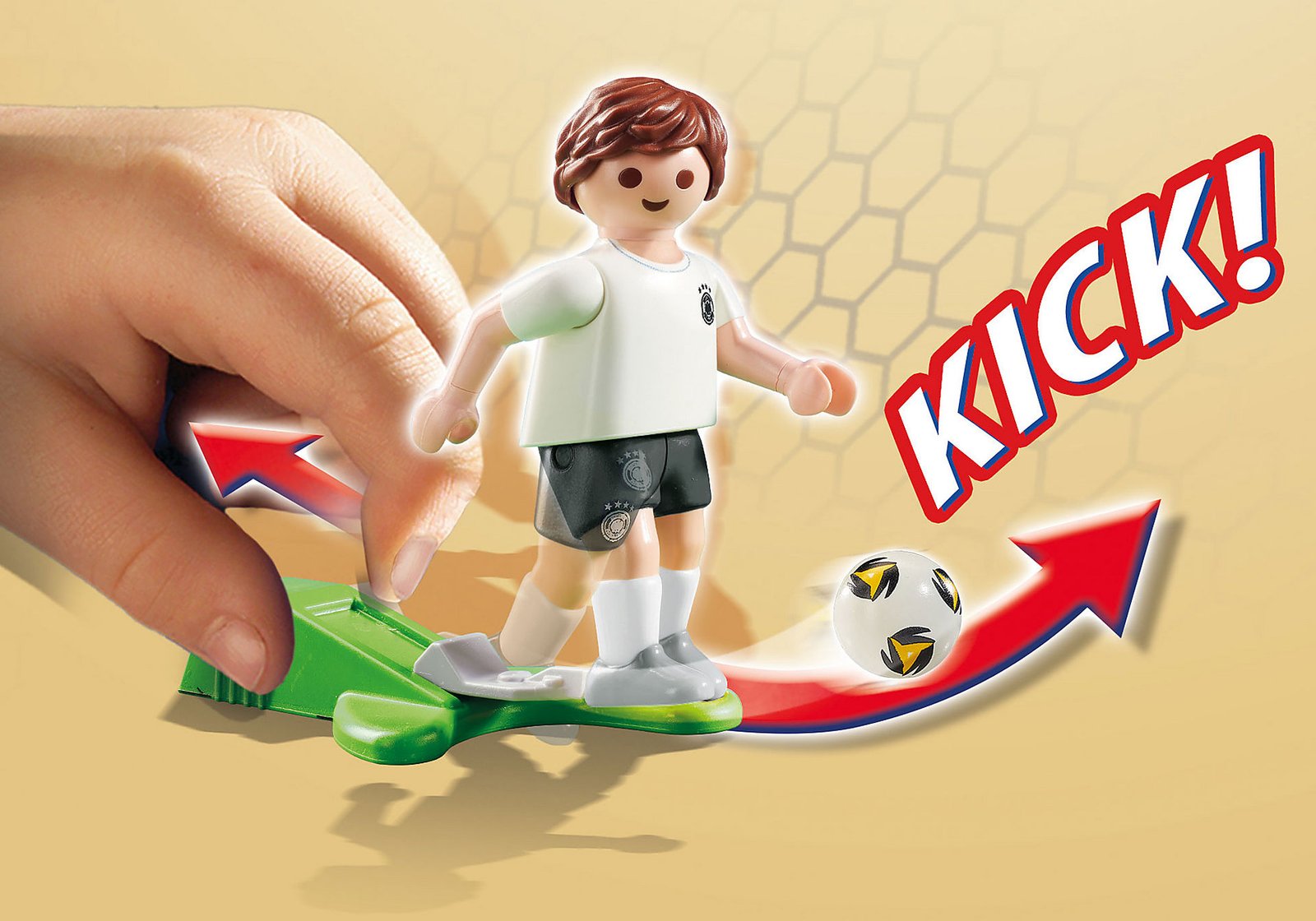 Playmobil 9511 FIFA National Team Player Germany ฟีฟ่า นักเตะทีมชาติเยอรมัน - Image 4