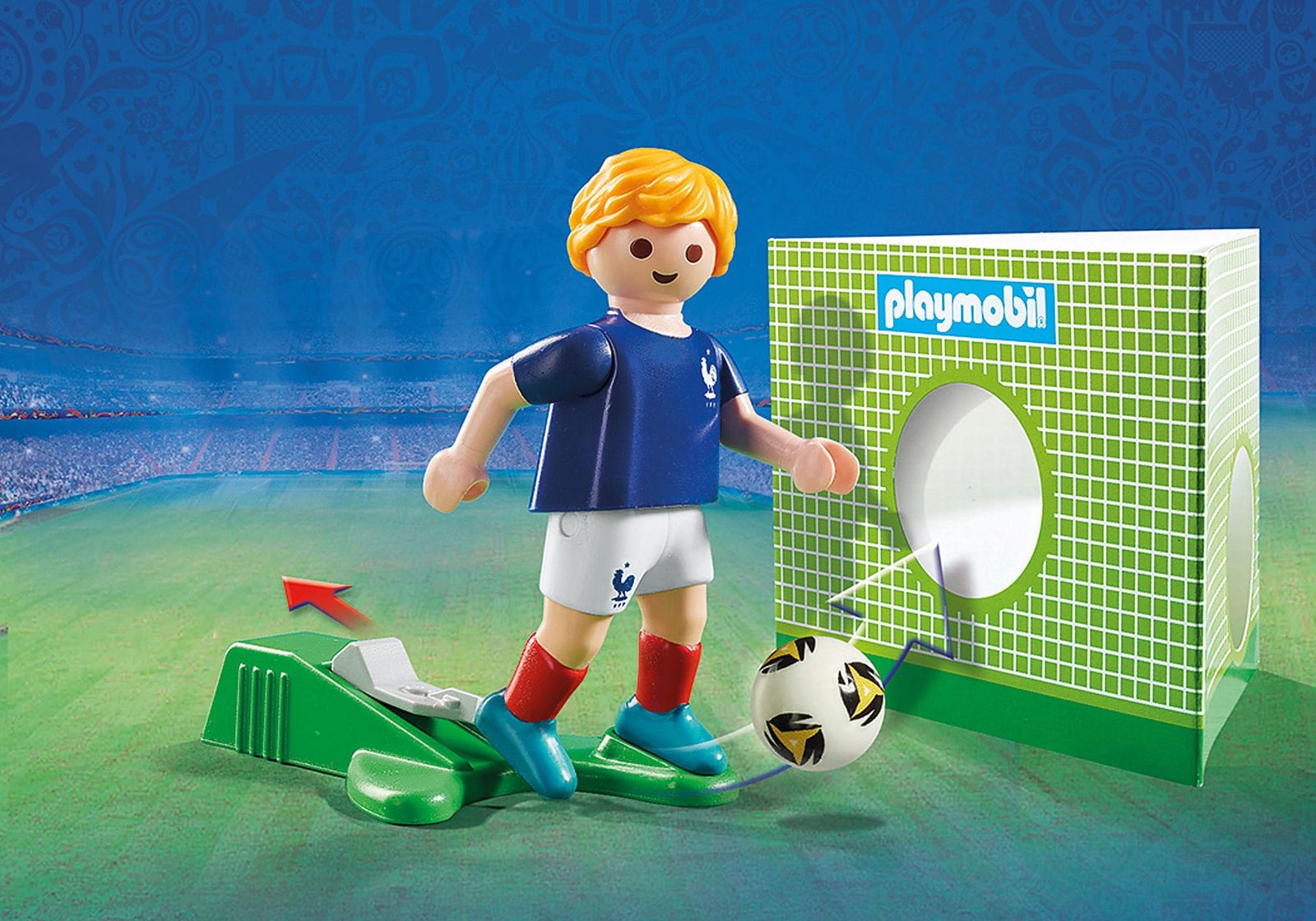 Playmobil 9513 National Team Player France ฟีฟ่า นักเตะทีมชาติฝรั่งเศส