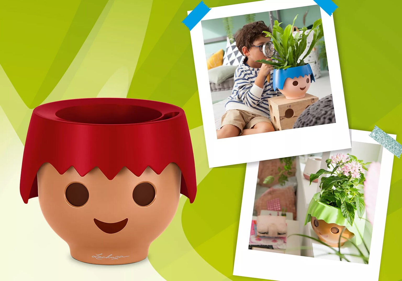 Playmobil 19046 OJO - All-in-One Set fire red OJO กระถางต้นไม้สีแดง บอกระดับน้ำได้