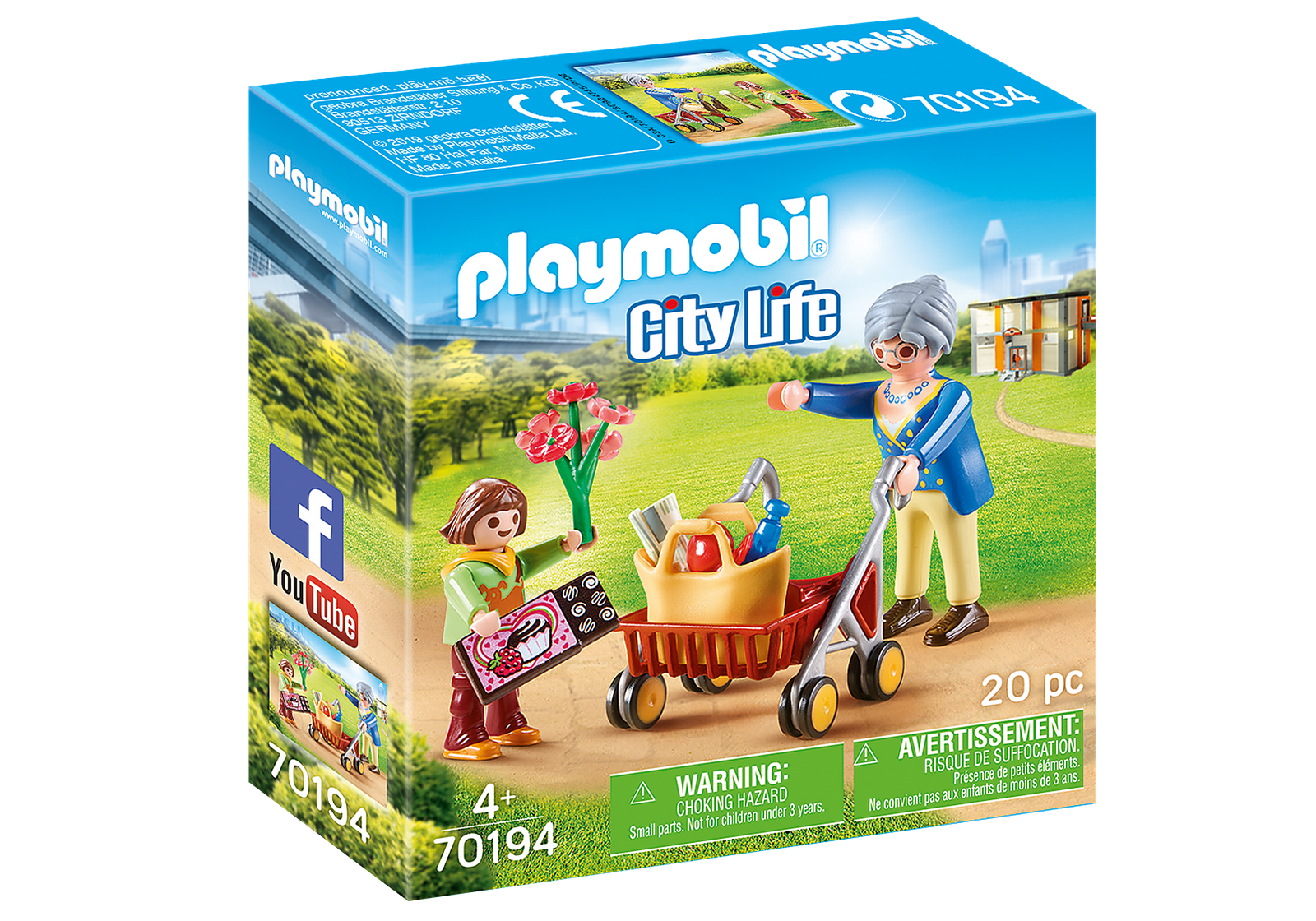 Playmobil 70194 Hospital Grandmother with Child โรงพยาบาล ย่าและเด็ก - Image 2