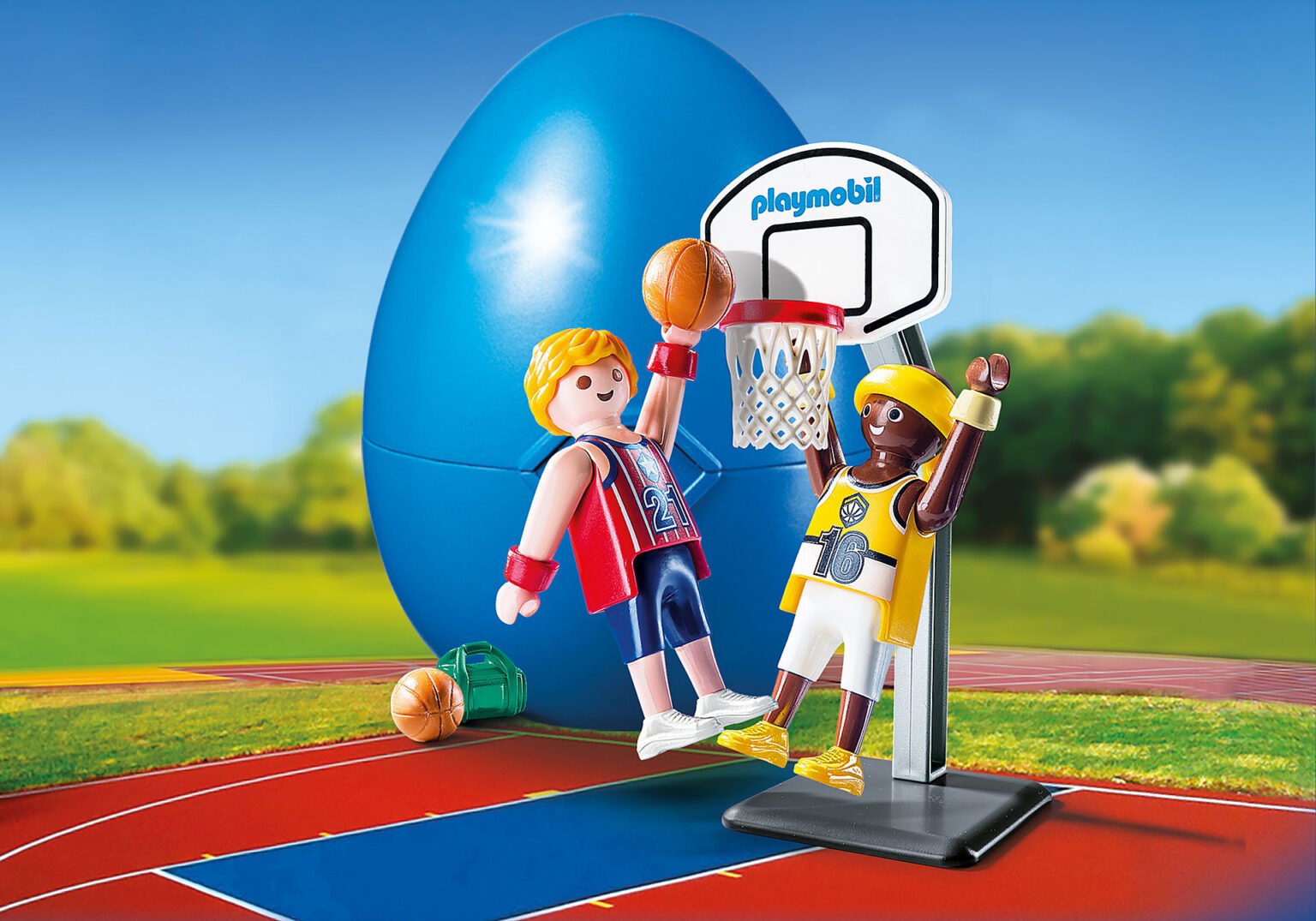 Playmobil 9210 50th Years Easter eggs One-on-One Basketball 50 ปี อีสเตอร์เอ็ก ทีมบาสเกตบอล