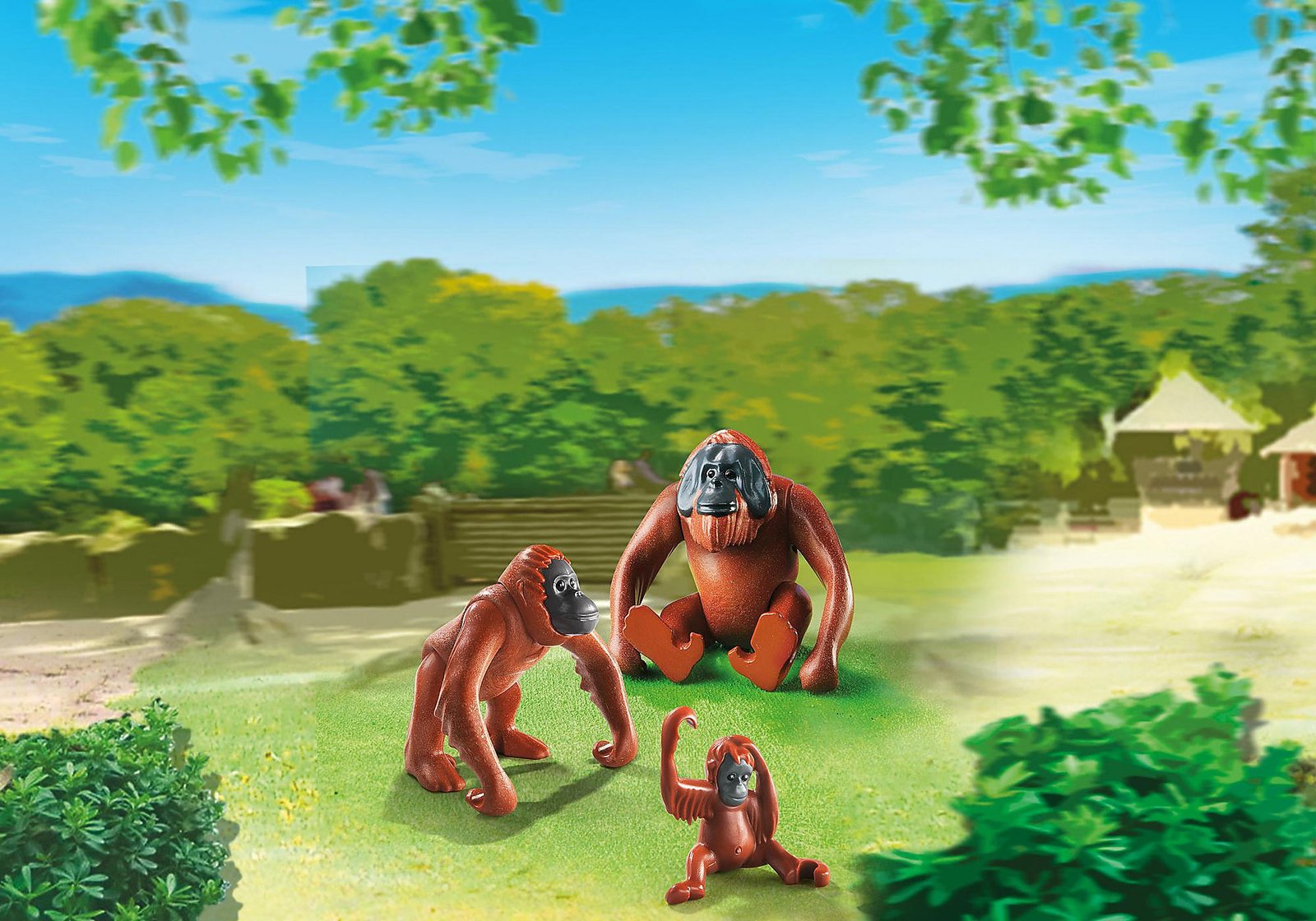Playmobil 6648 City Life Orangutan Family ซิตี้ไลฟ ครอบครัวลิงอุรังอุตัง