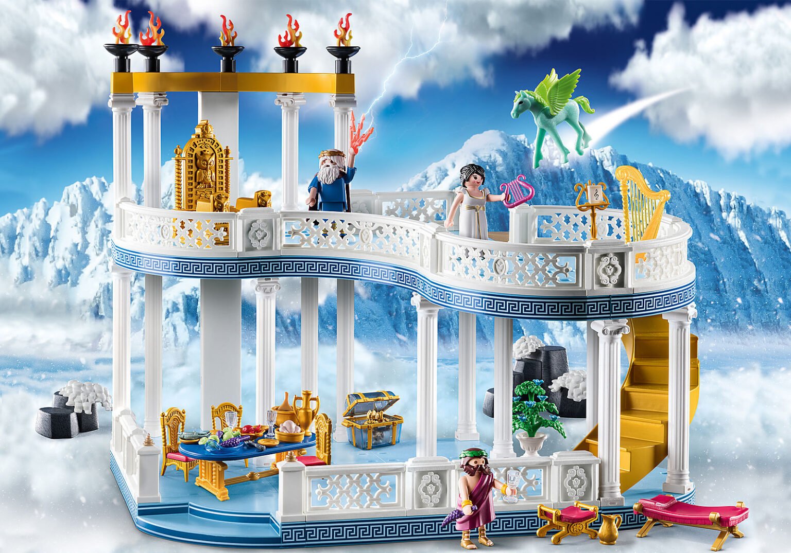 Playmobil 70465 Greek god Palace on Mount Olympus เทพกรีก พระราชวังบนภูเขาโอลิมปัส