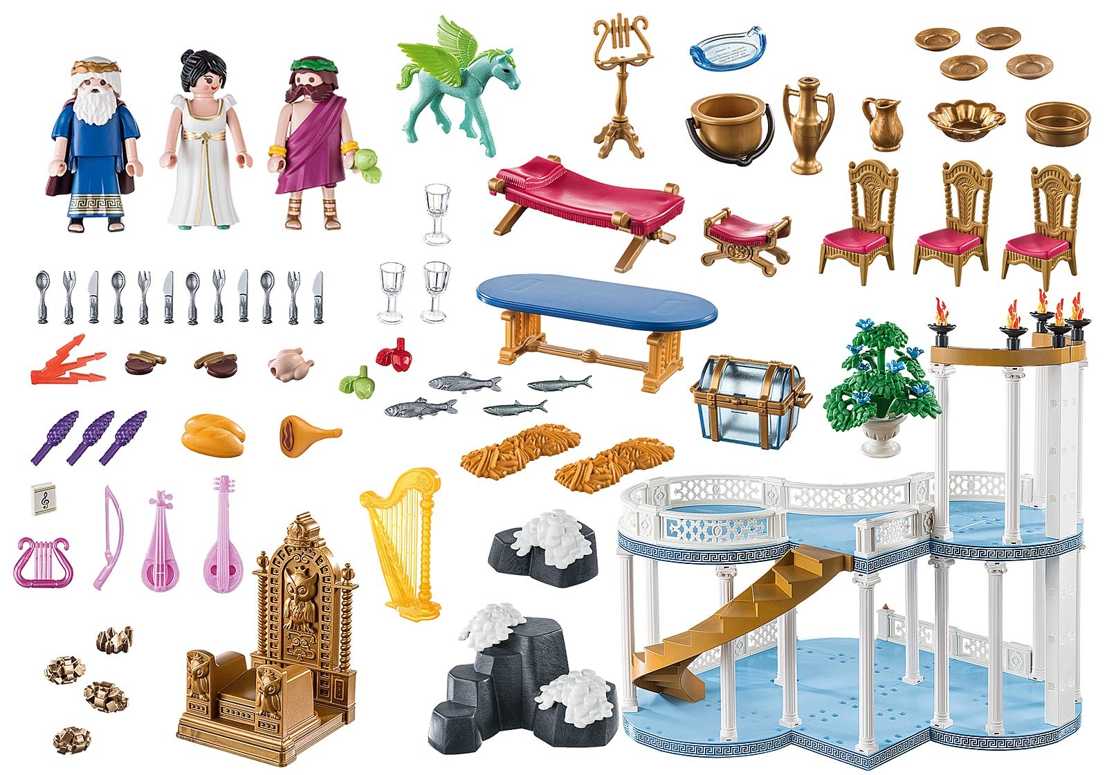 Playmobil 70465 Greek god Palace on Mount Olympus เทพกรีก พระราชวังบนภูเขาโอลิมปัส - Image 3