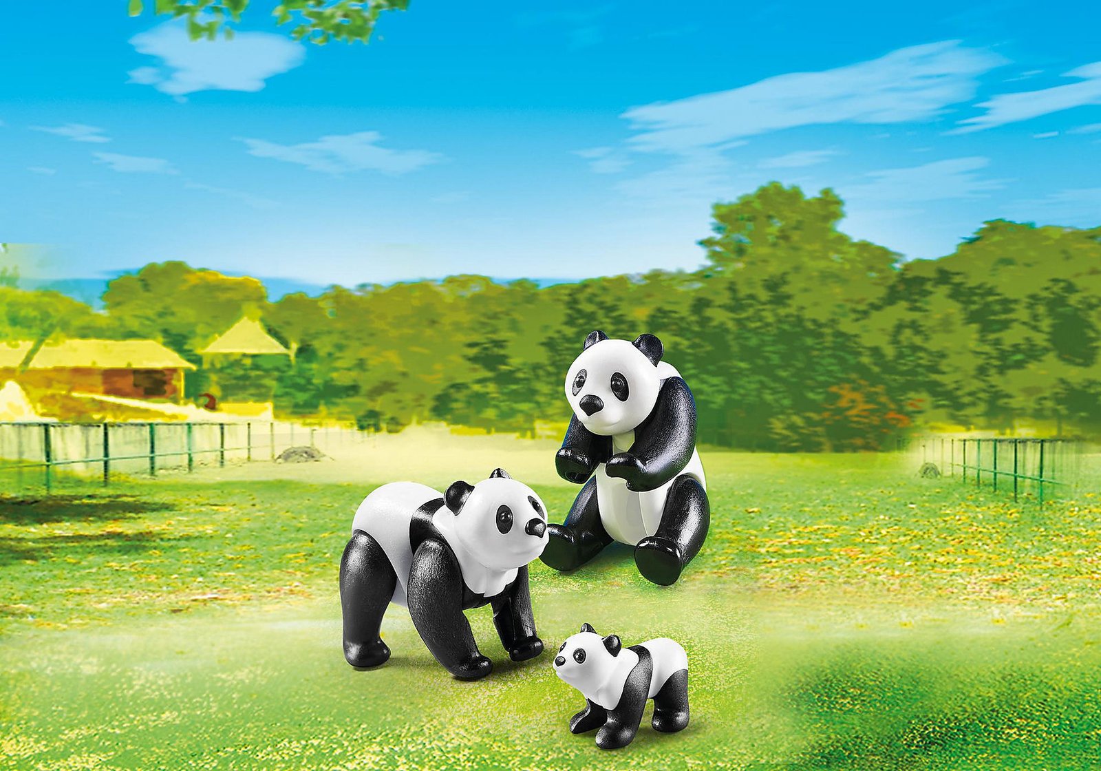 Playmobil 6652 City Life Panda Family ซิตี้ไลฟ ครอบครัวหมีแพนด้า