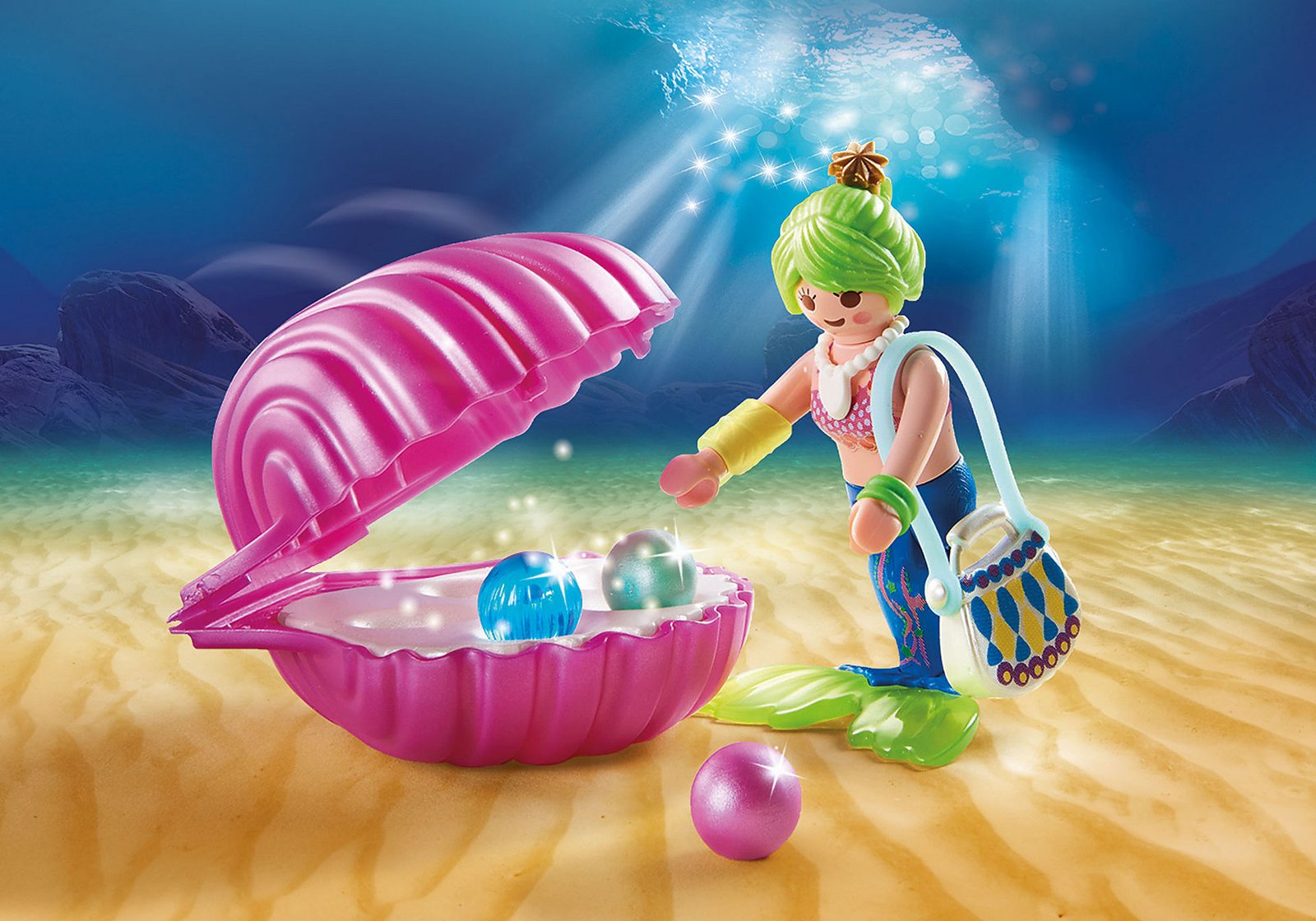 Playmobil 70096 Mermaid Beauty Salon with Jewel Case เมอร์เมด อุปกรณ์เสริมสวยพร้อมตลับหอยสะสมมุก - Image 4