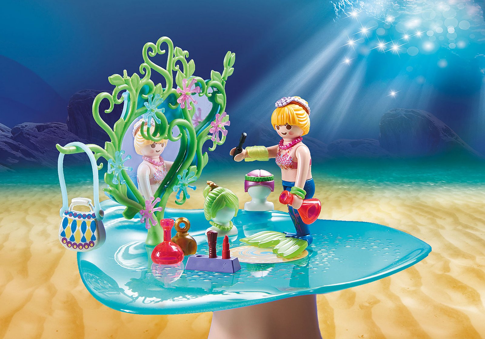 Playmobil 70096 Mermaid Beauty Salon with Jewel Case เมอร์เมด อุปกรณ์เสริมสวยพร้อมตลับหอยสะสมมุก - Image 5
