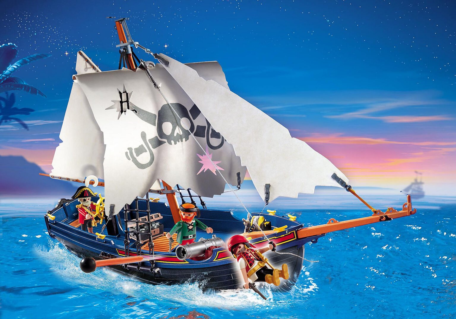 Playmobil 5810 Pirate Ship โจรสลัด เรือโจรสลัด
