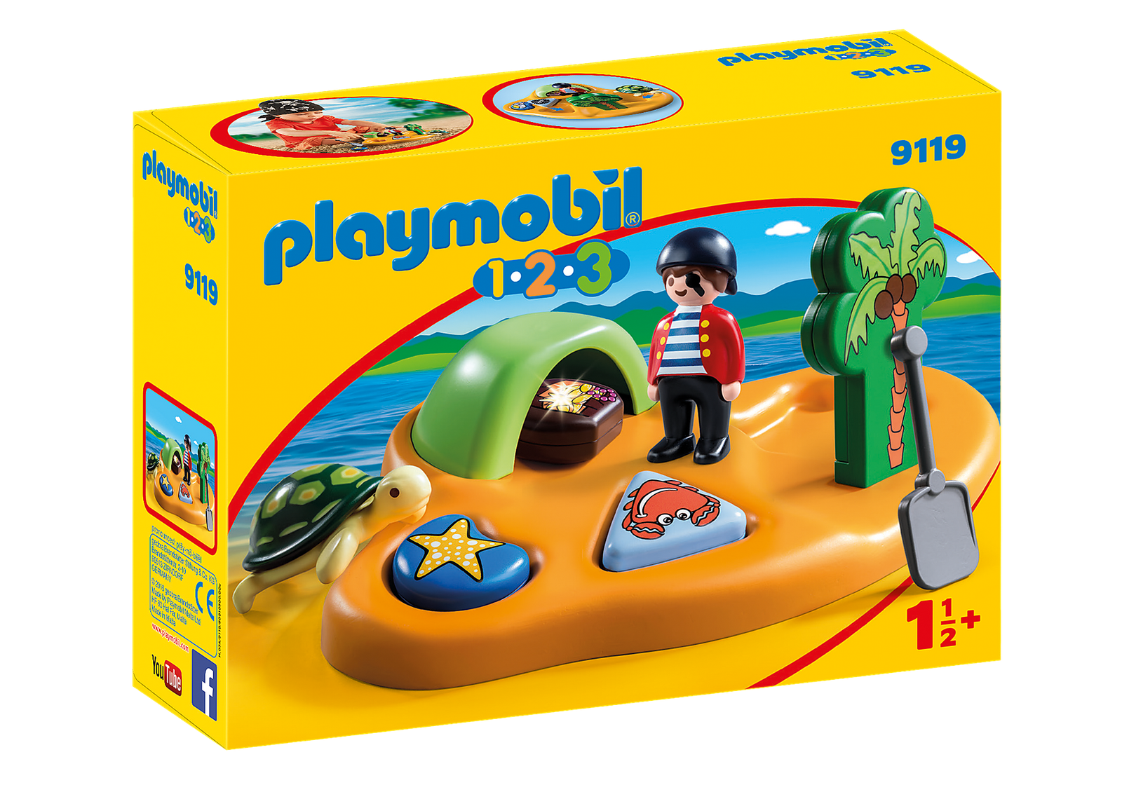 Playmobil 9119 123 Pirate Island 123 เกาะโจรสลัด - Image 2