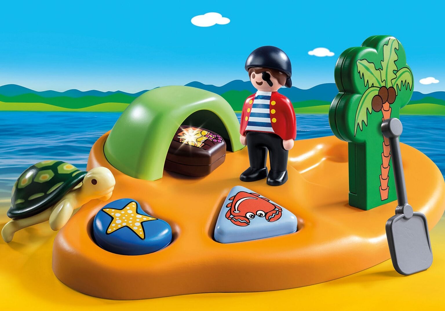 Playmobil 9119 123 Pirate Island 123 เกาะโจรสลัด