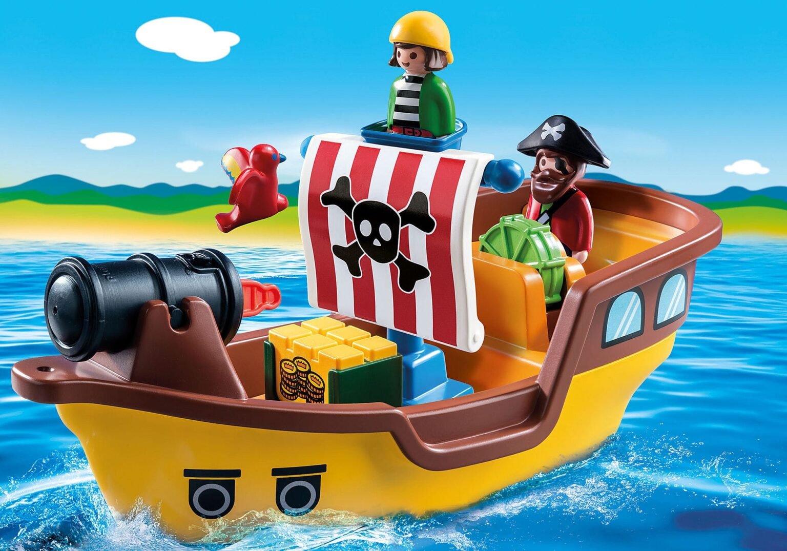 Playmobil 9118 123 Pirate Ship 123 เรือโจรสลัด