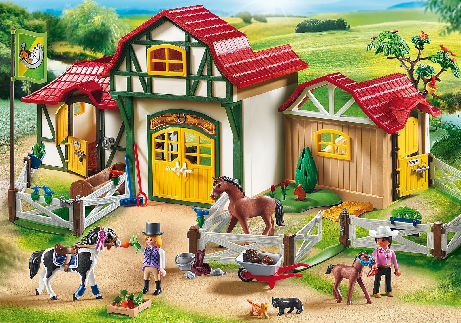 Playmobil 6926 Country Large Horse Farm คันทรี โรงเรือนม้า