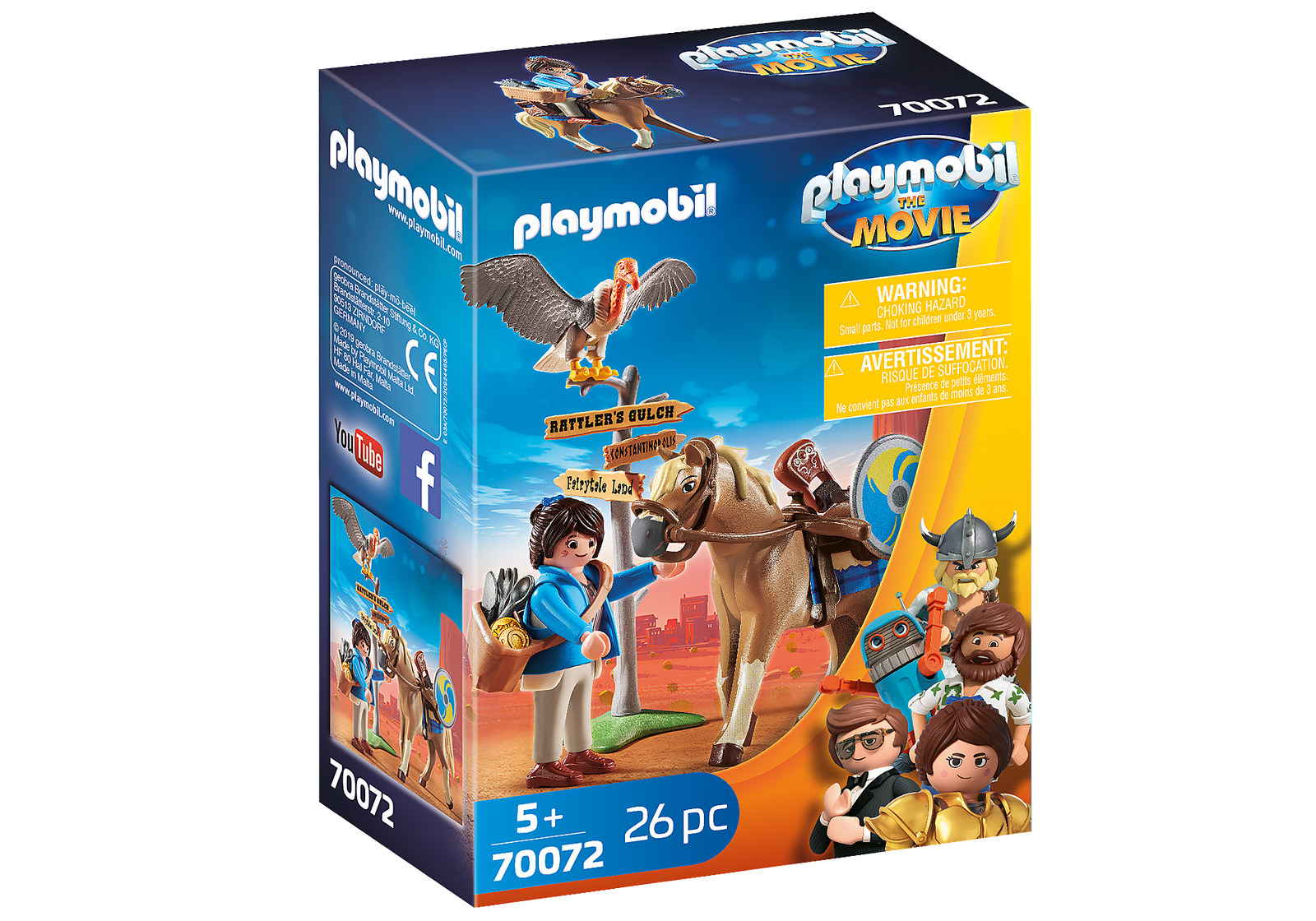 Playmobil 70072 PLAYMOBIL:THE MOVIE Marla with Horse เดอะมูฟวี่ มาร์ลา และม้า - Image 2