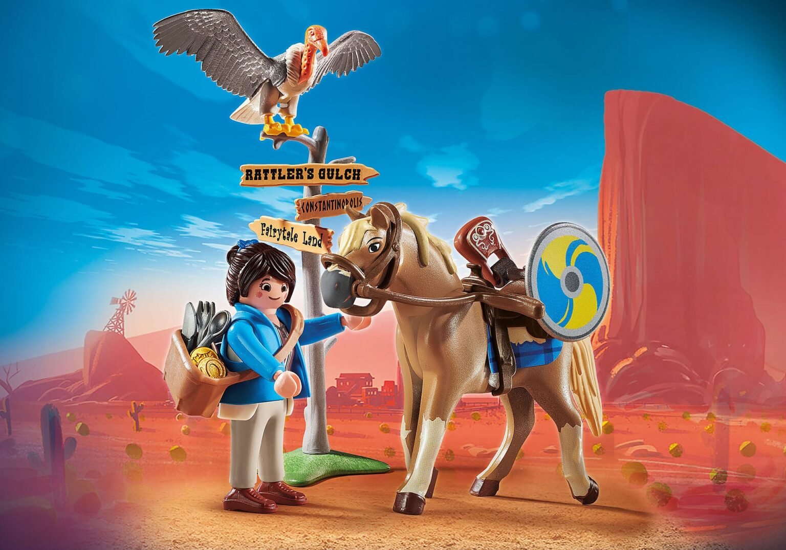 Playmobil 70072 PLAYMOBIL:THE MOVIE Marla with Horse เดอะมูฟวี่ มาร์ลา และม้า