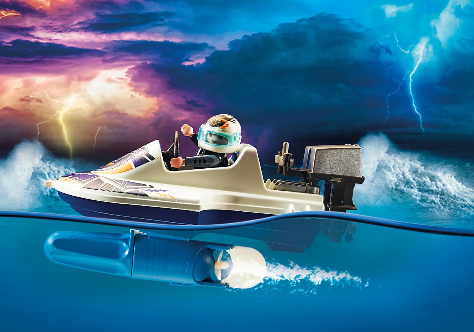 Playmobil 70140 Sea Rescue Fire Rescue with Personal Watercraft กู้ภัยทางทะเล เรือดับเพลิง - Image 7