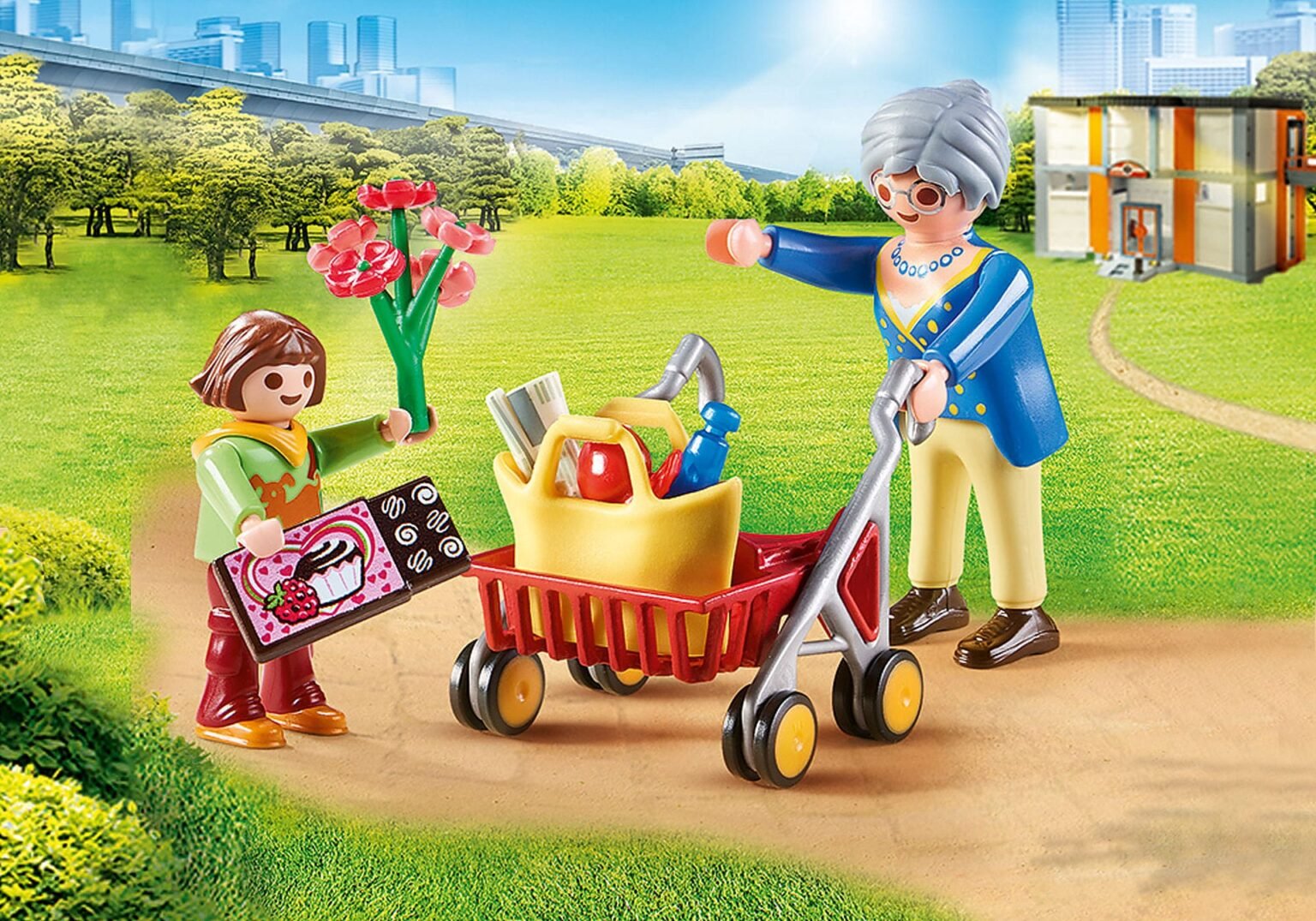 Playmobil 70194 Hospital Grandmother with Child โรงพยาบาล ย่าและเด็ก