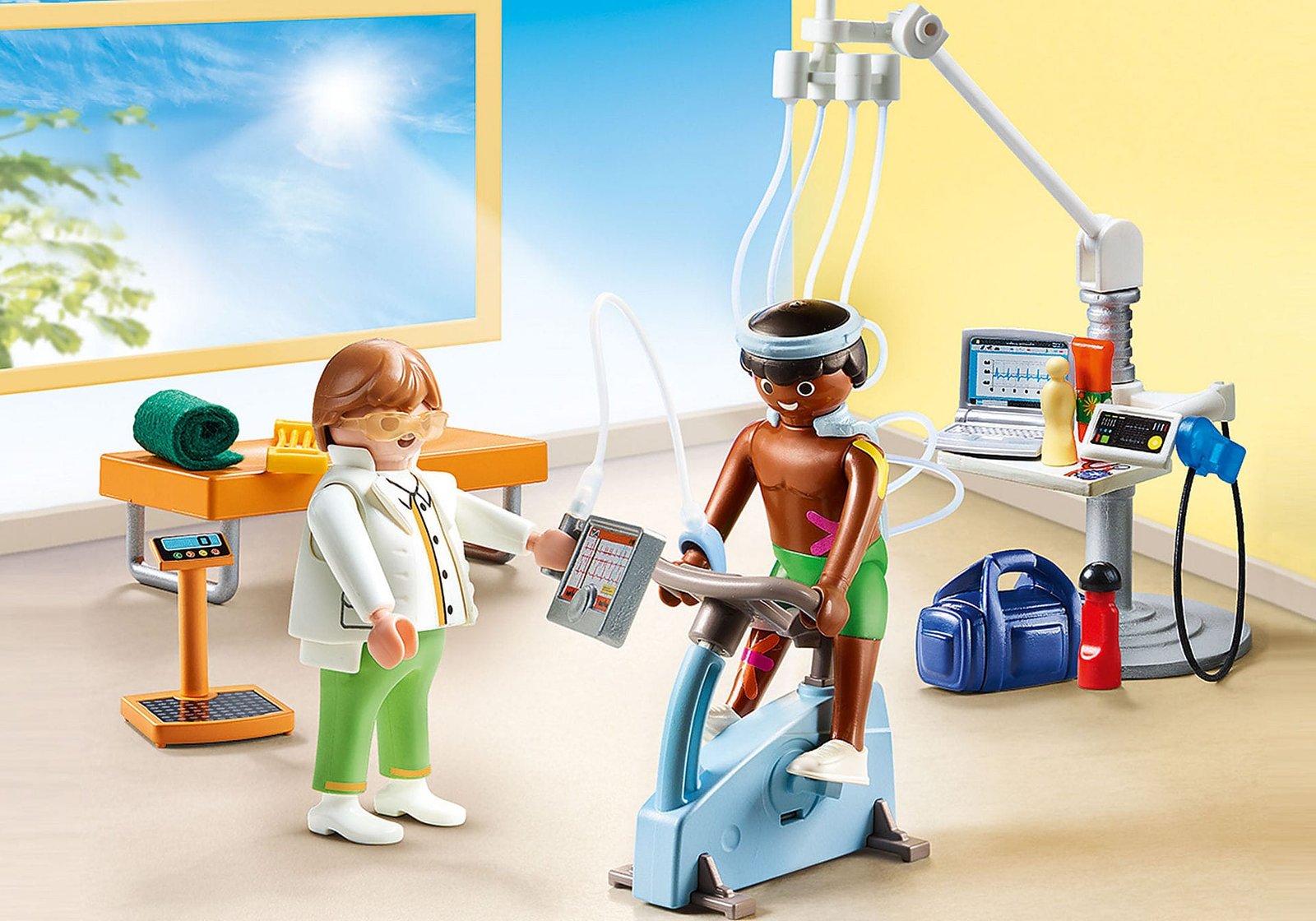 Playmobil 70195 Hospital Physical Therapist โรงพยาบาล ห้องตรวจสมรรถภาพร่างกาย