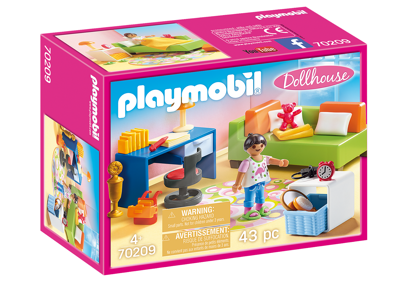 Playmobil 70209 Dollhouse Teenager's Room ดอลล์เฮ้าส์ ห้องเด็กวัยรุ่น - Image 2