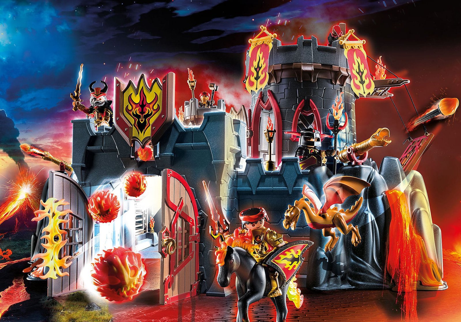 Playmobil 70221 Novelmore Burnham Raiders Fortress โนเวลมอร์ ป้อมปราการโจมตีเบิร์นแฮม