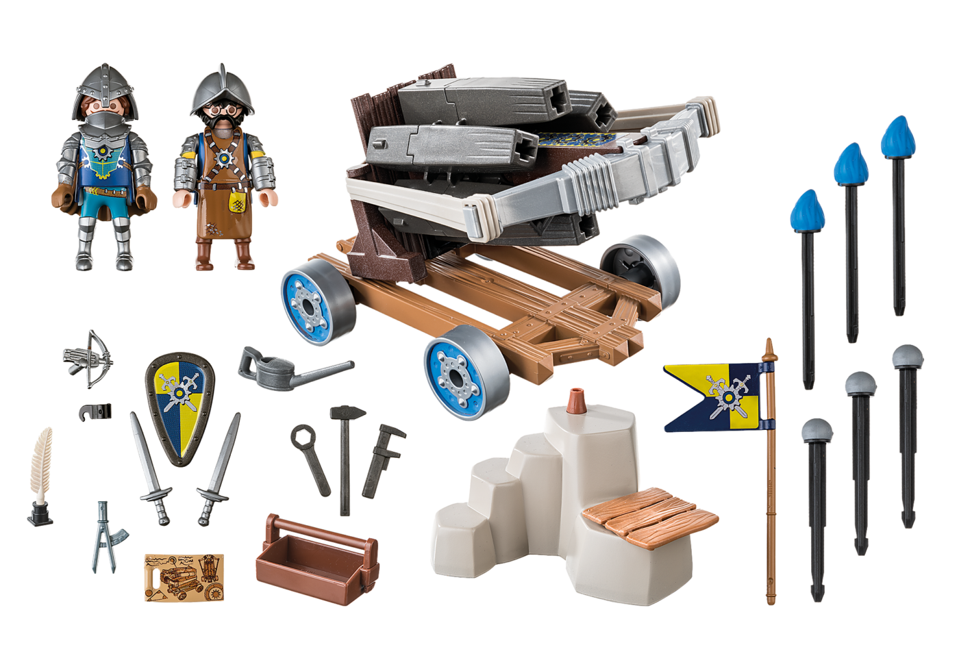 Playmobil 70224 Novelmore Water Ballista โนเวลมอร์ รถลากยิงกระสุน นอร์แมนละบรูซ - Image 3