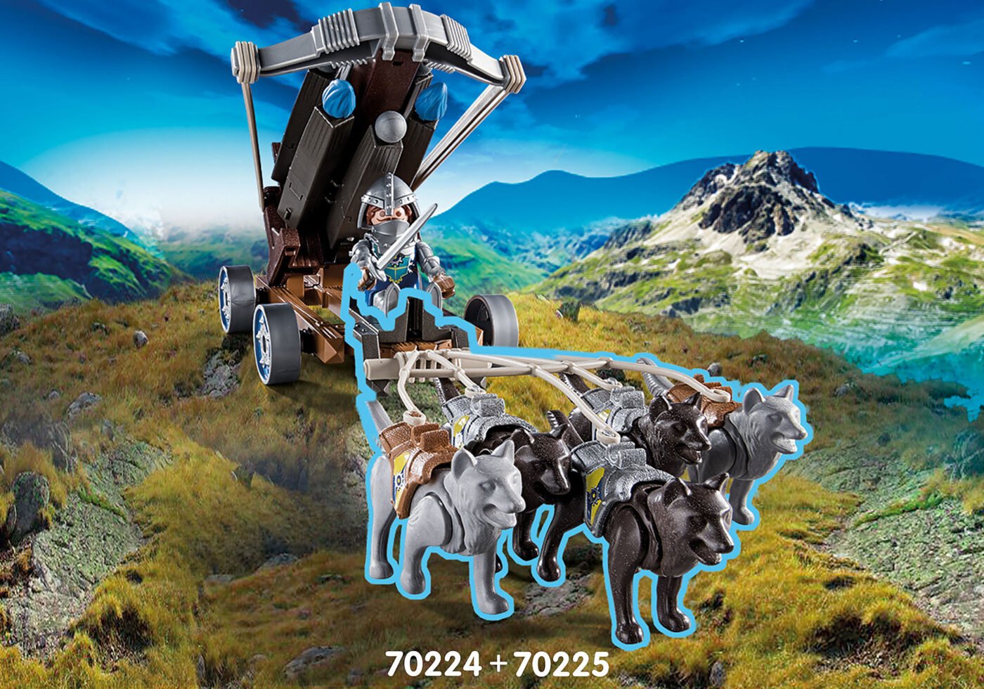 Playmobil 70224 Novelmore Water Ballista โนเวลมอร์ รถลากยิงกระสุน นอร์แมนละบรูซ - Image 5