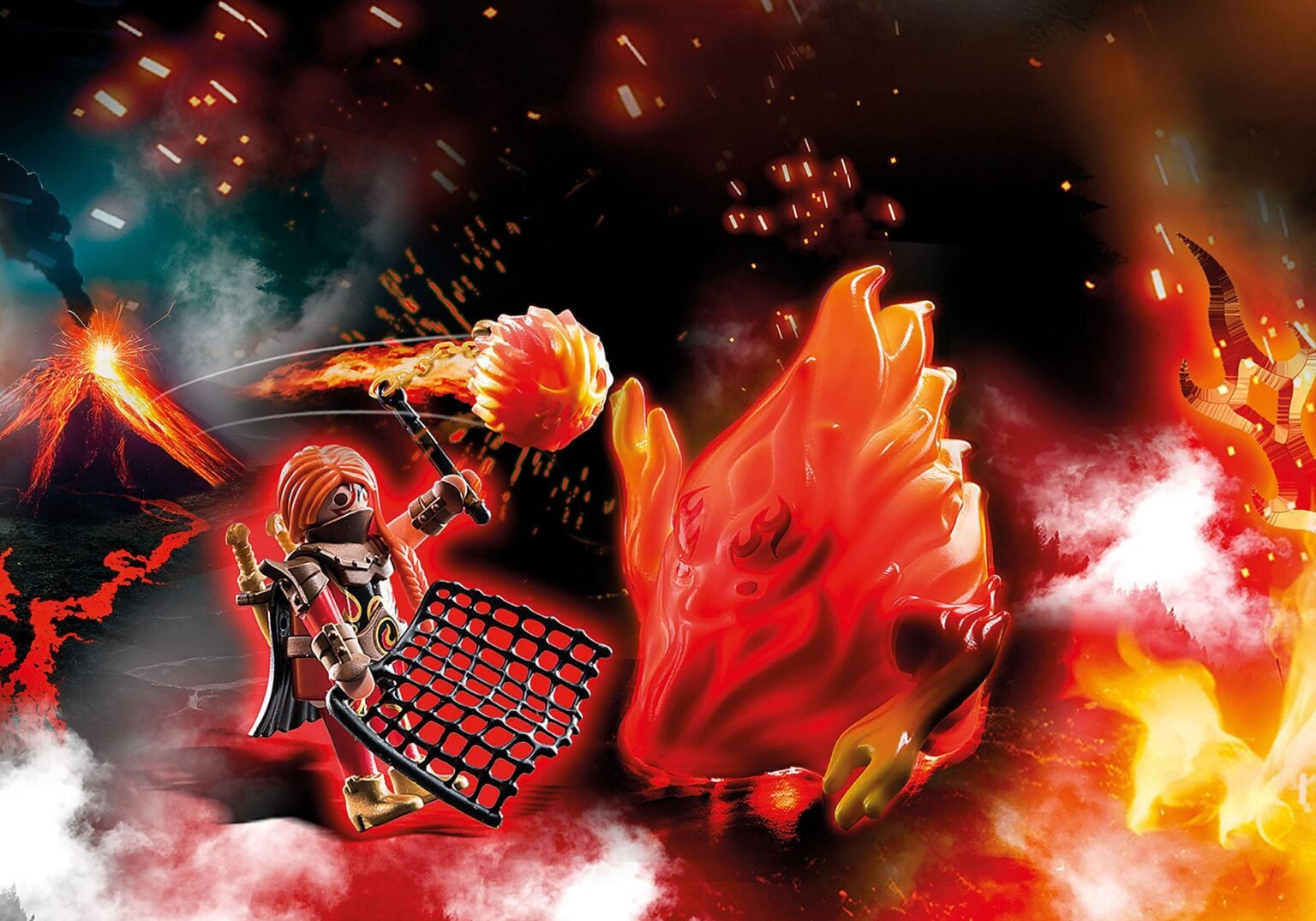 Playmobil 70227 Novelmore Burnham Raiders Spirit of Fire โนเวลมอร์ ปีศาจไฟ พิราเลีย