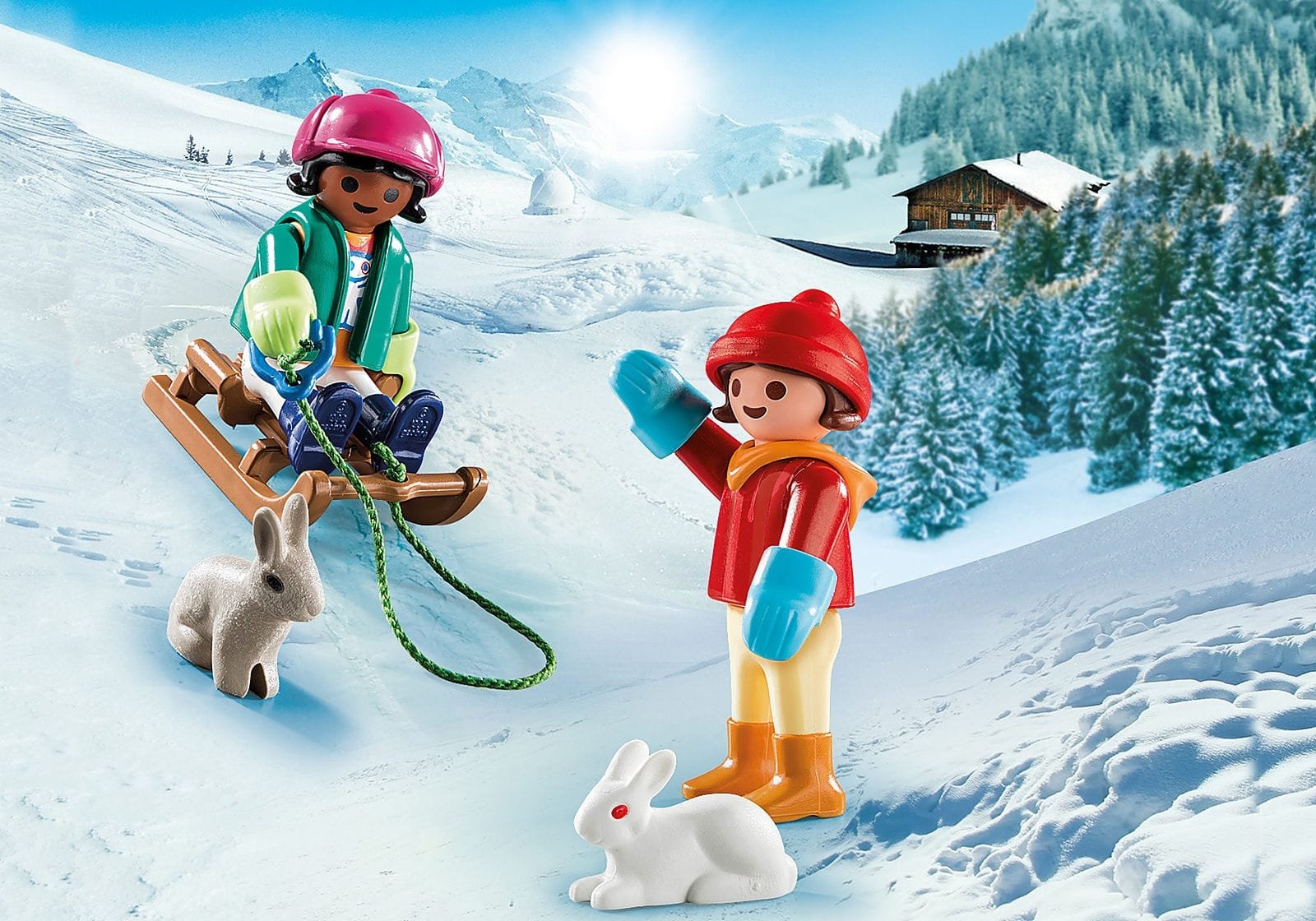 Playmobil 70250 Special Plus Children with Sleigh สเปเชียล เด็กพร้อมกับเลื่อนลาก