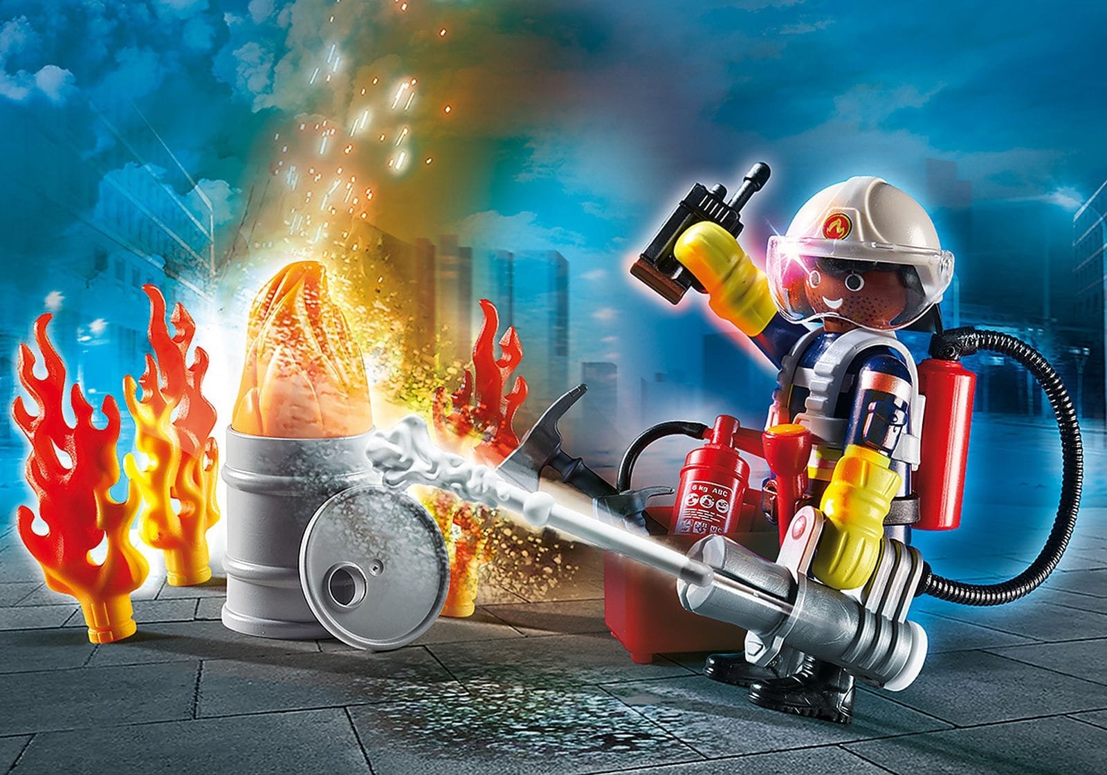 Playmobil 70291 Fire Rescue Gift Set ชุดของขวัญ นักดับเพลิง