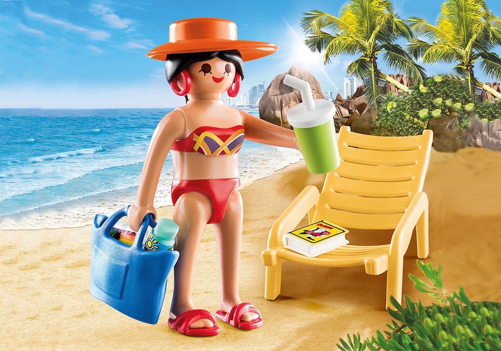 Playmobil 70300 Special Plus Sunbather with Lounge Chair สเปเชียล นักท่องเที่ยวพร้อมเก้าอี้