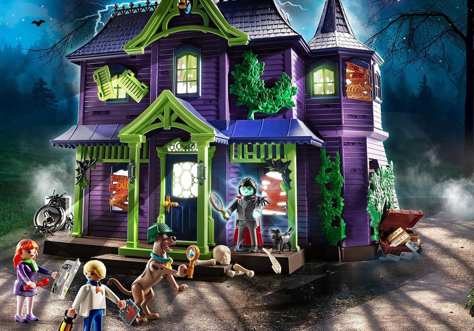 Playmobil 70361 SCOOBY-DOO! Adventure in the Mystery Mansion สคูบี้ดู! ผจญภัยในคฤหาสน์ลึกลับ