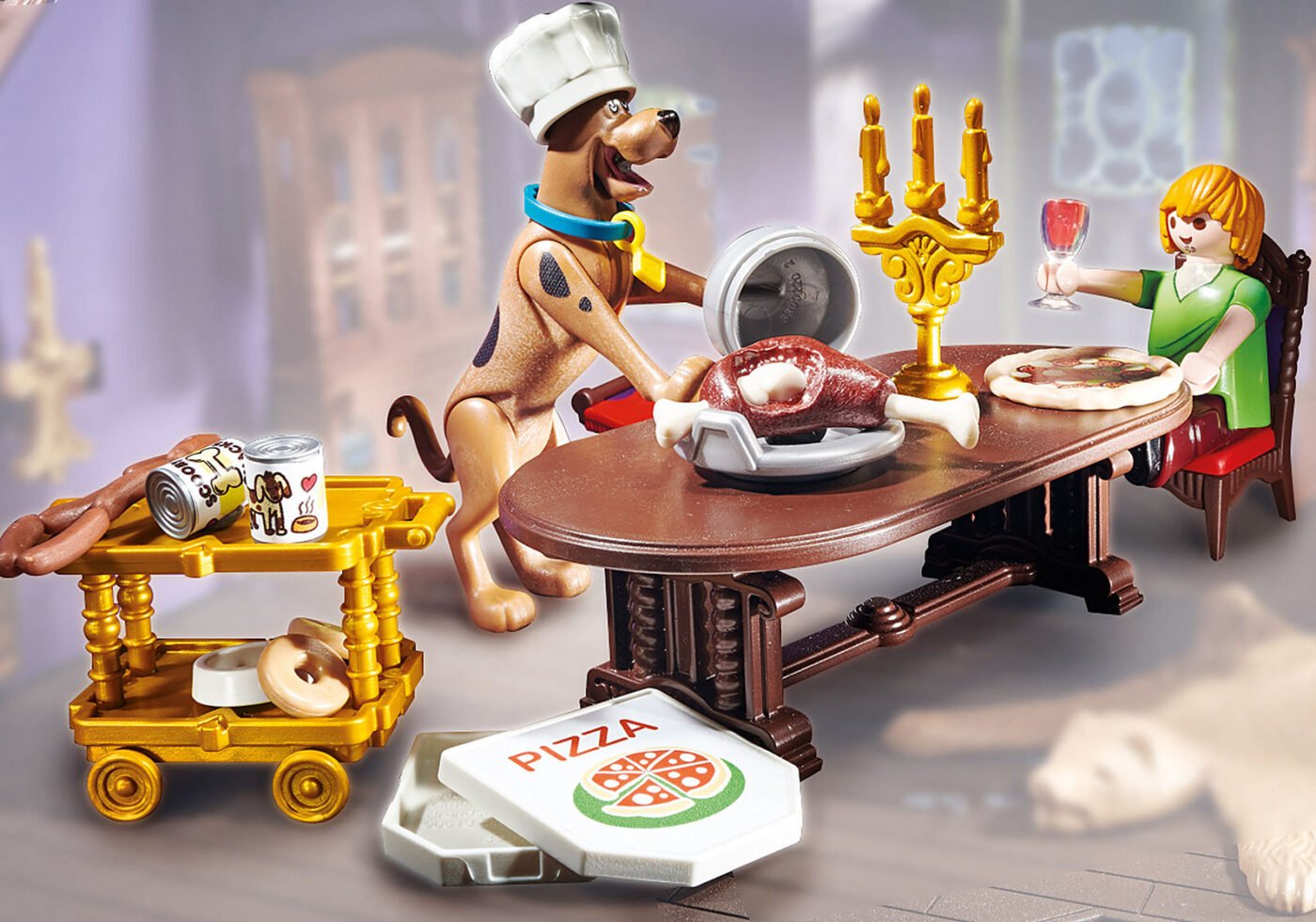 Playmobil 70363 SCOOBY-DOO! Dinner with Shaggy สคูบี้ดู! มื้ออาหารค่ำกับแช็คกี้ - Image 4