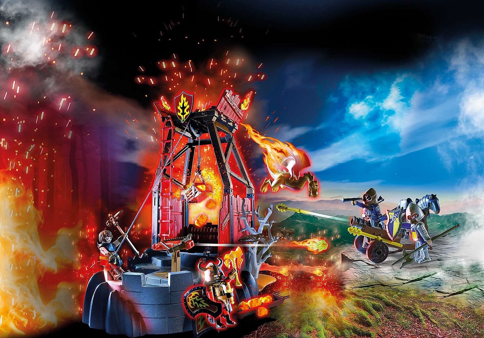 Playmobil 70390 Novelmore II Burnham Raiders Lava Mine โนเวลมอร์ ป้อมเหมืองลาวา