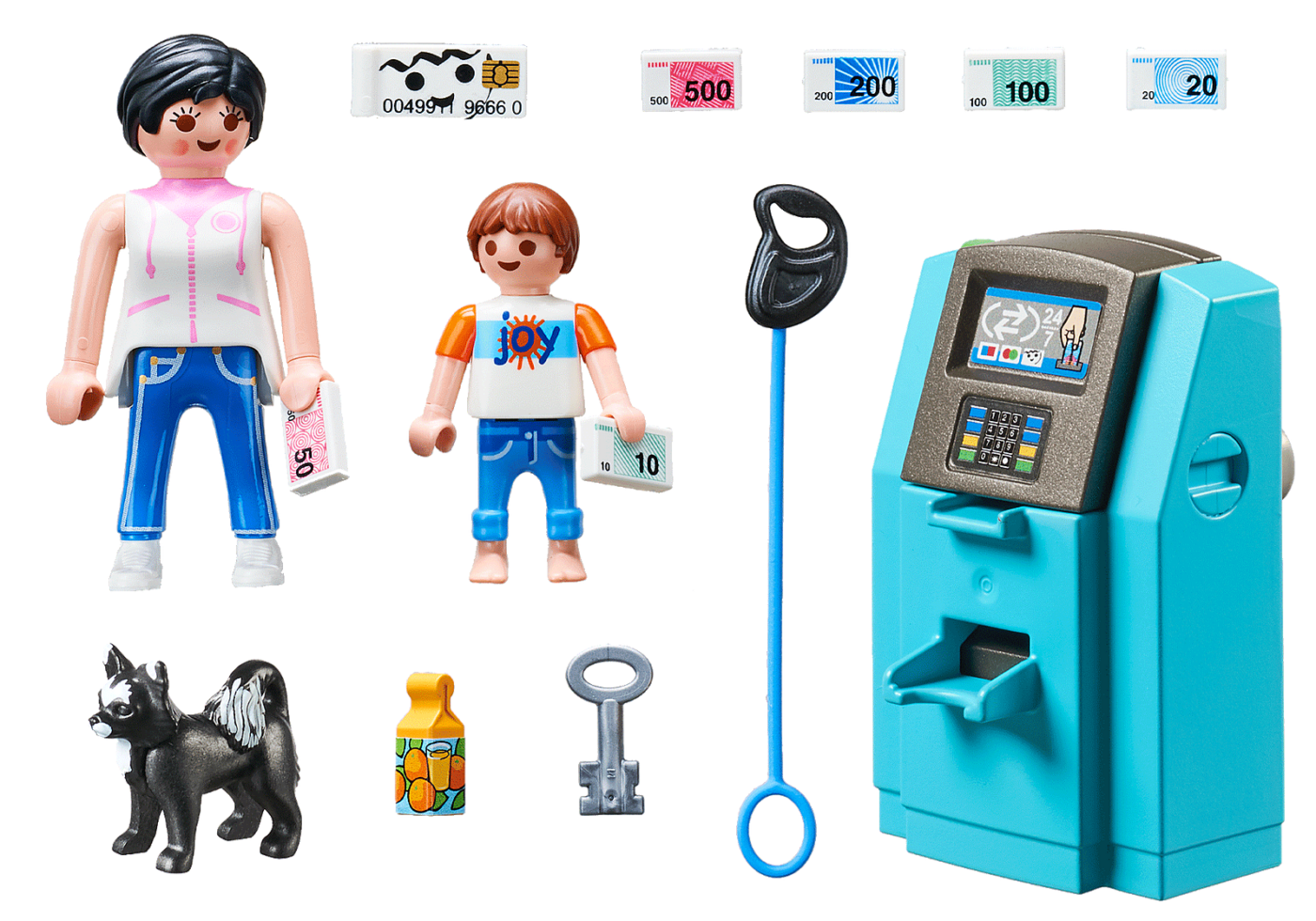 Playmobil 70439 Beach hotel Tourists with ATM บีชโฮเทล นักท่องเที่ยวพร้อมตู้ ATM - Image 3