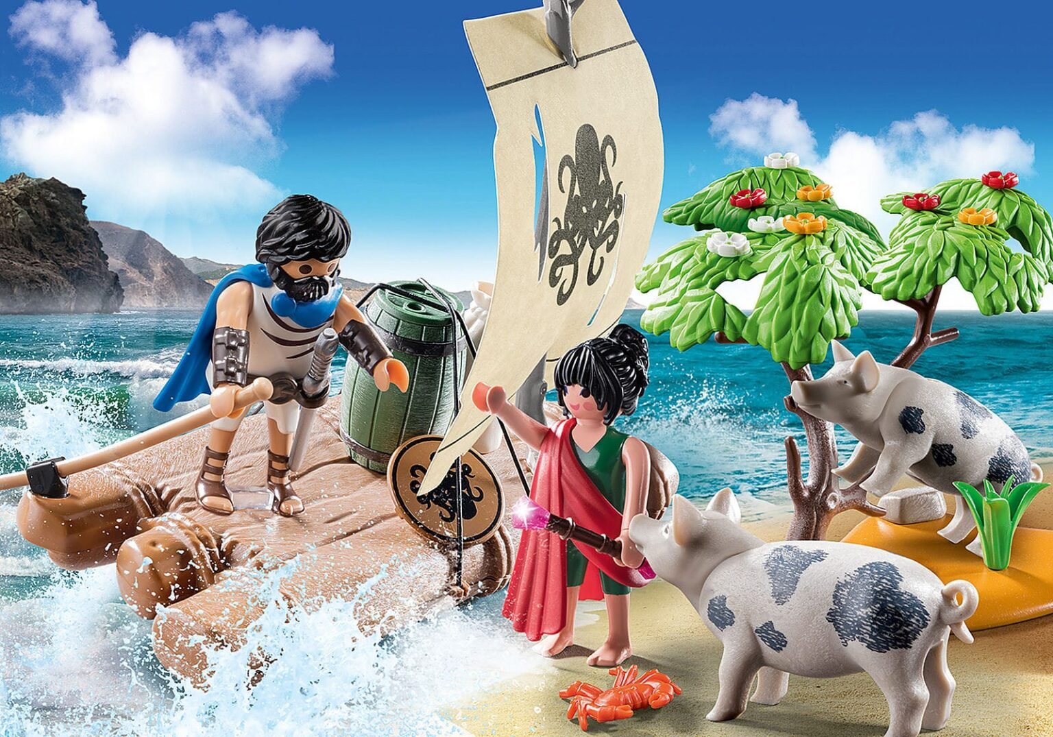 Playmobil 70468 Greek god Ulysses and Circe เทพกรีก โอดิสซูสและเซอร์ซี