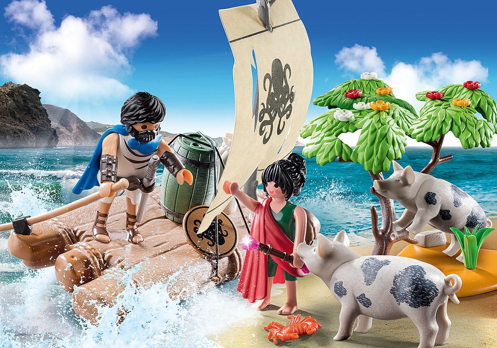 Playmobil 70468 Greek god Ulysses and Circe เทพกรีก โอดิสซูสและเซอร์ซี