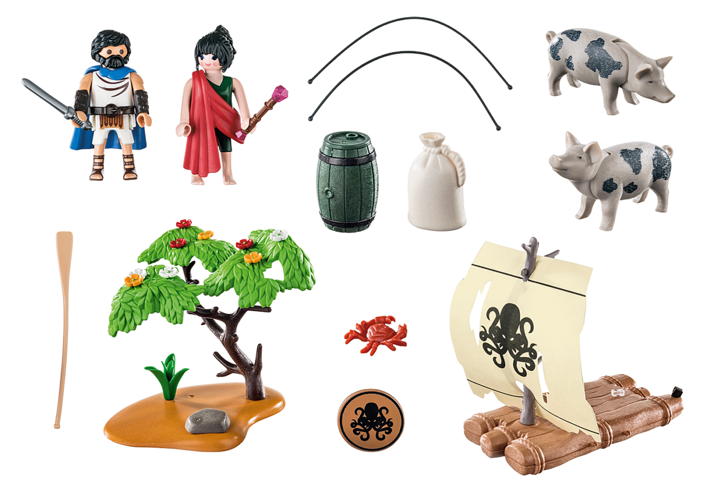Playmobil 70468 Greek god Ulysses and Circe เทพกรีก โอดิสซูสและเซอร์ซี - Image 3