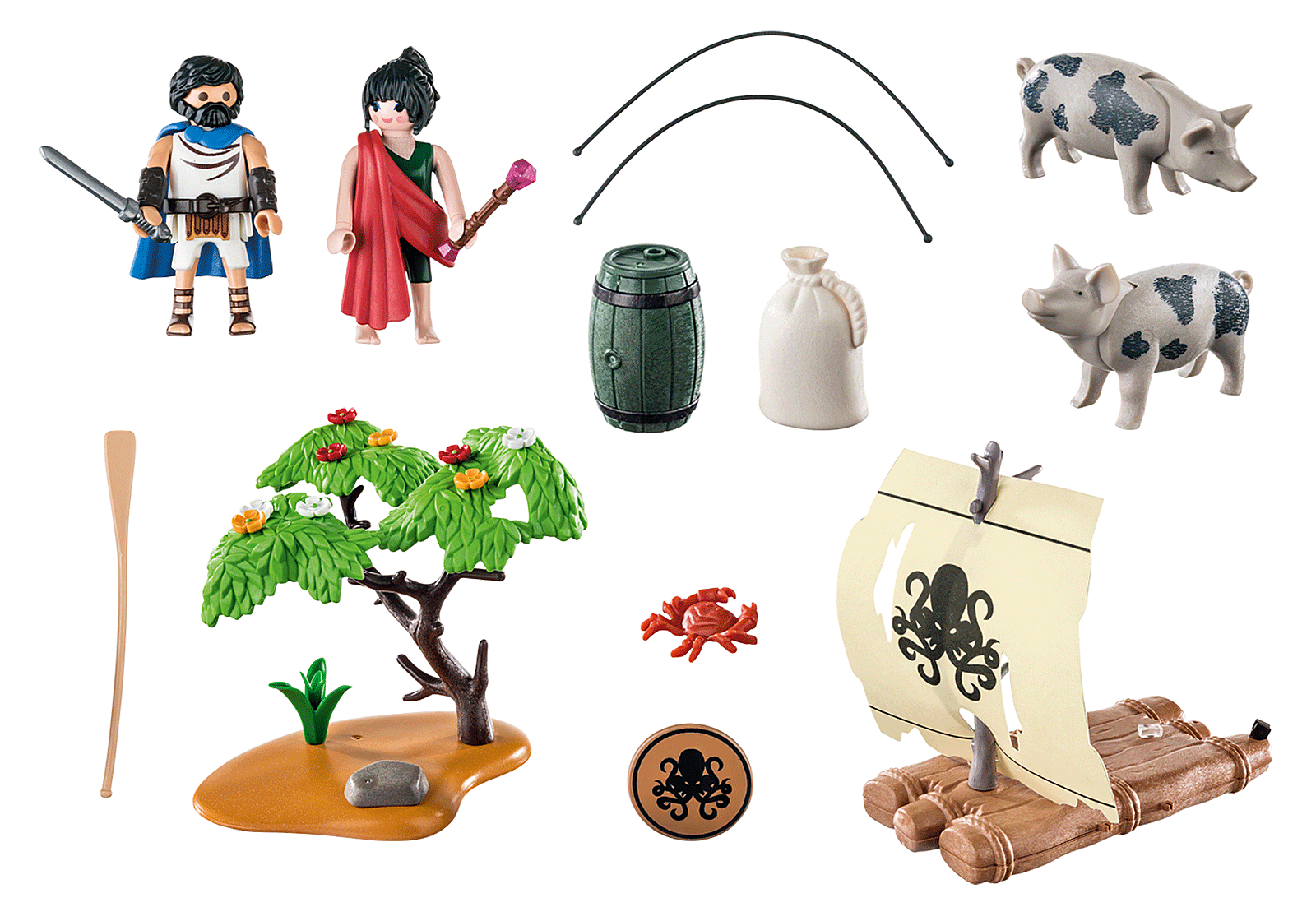Playmobil 70468 Greek god Ulysses and Circe เทพกรีก โอดิสซูสและเซอร์ซี - Image 3