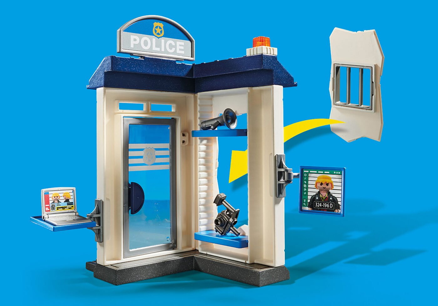 Playmobil 70498 Starter Pack Police Station สตาร์ทเตอร์ แพ็ค สถานีตำรวจ - Image 4
